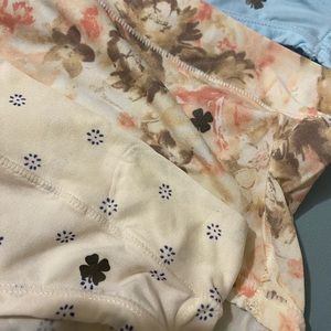 Lucky Brand Women's Underwear - 4 Pack Microfiber Bikini Panties (L)